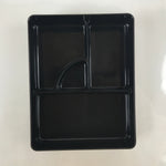 Japanese Resin Lacquer Replica Lidded Bento Lunch Box Vtg Compartment Brown L193