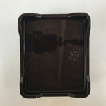 Japanese Resin Lacquer Replica Lidded Bento Lunch Box Vtg Makie Flowers L207