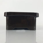 Japanese Resin Lacquer Replica Lidded Bento Lunch Box Vtg Makie Flowers L212