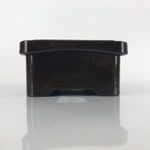 Japanese Resin Lacquer Replica Lidded Bento Lunch Box Vtg Makie Flowers L216