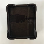 Japanese Resin Lacquer Replica Lidded Bento Lunch Box Vtg Makie Flowers L217