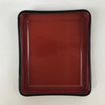 Japanese Resin Lacquer Replica Lidded Bento Lunch Box Vtg Makie Flowers L218