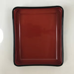 Japanese Resin Lacquer Replica Lidded Bento Lunch Box Vtg Makie Flowers L219