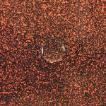 Japanese Resin Lacquer Replica Lidded Bento Lunch Box Vtg Nashiji Orange L198