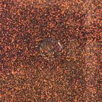 Japanese Resin Lacquer Replica Lidded Bento Lunch Box Vtg Nashiji Orange L201