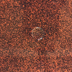 Japanese Resin Lacquer Replica Lidded Bento Lunch Box Vtg Nashiji Orange L203