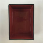 Japanese Resin Lacquer Replica Lidded Bento Lunch Box Vtg Nashiji Orange L203