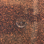 Japanese Resin Lacquer Replica Lidded Bento Lunch Box Vtg Nashiji Orange L206