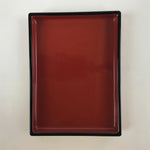 Japanese Resin Lacquer Replica Lidded Bento Lunch Box Vtg Nashiji Orange L206