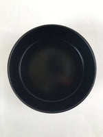 Japanese Resin Lacquer Replica Lidded Bento Lunch Box Vtg Round Plum Red L220