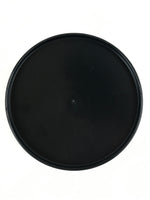 Japanese Resin Lacquer Replica Lidded Bento Lunch Box Vtg Round Plum Red L220