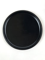 Japanese Resin Lacquer Replica Lidded Bento Lunch Box Vtg Round Plum Red L221