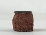 Japanese Rubber Stamp Flower Vtg Round Sponge Base Stationary HS190