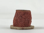 Japanese Rubber Stamp Kanji Round Vtg Small Sponge Base Stationary HS214