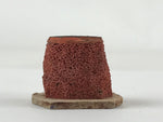 Japanese Rubber Stamp Kanji Round Vtg Small Sponge Base Stationary HS214
