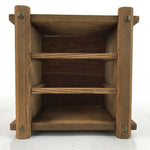 Japanese Rustic Wood Tansu Storage Chest Vtg Haribako Trinket Box 3 Drawer T393