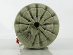 Japanese Sake Bottle Cover Traditional Komodaru Barrel Vtg Straw Beige Red JK865