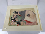 Japanese Shunga Art Vtg Handpainted Toyokuni III Hiroshige Utagawa FL496