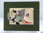 Japanese Shunga Art Vtg Handpainted Toyokuni III Hiroshige Utagawa FL496