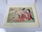 Japanese Shunga Art Vtg Handpainted Toyokuni III Hiroshige Utagawa FL498