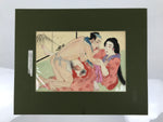 Japanese Shunga Art Vtg Handpainted Toyokuni III Hiroshige Utagawa FL498