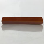 Japanese Shunkei Nuri Lacquered Wooden Open Fumibako Letter Box Fabric LWB171