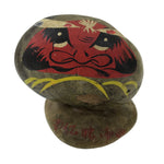 Japanese Stone Kokeshi Doll Figurine Daruma Traditional Craft Folk Art Toy KF745