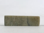 Japanese Stone Stamp Seal Hanko Inkan Vtg Carving Raw Material Green HS183