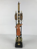 Japanese Sword Bow Arrow Hamayumi Display Stand Vtg Boys Day New Year ID651