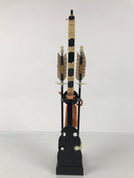 Japanese Sword Bow Arrow Hamayumi Display Stand Vtg Boys Day New Year ID651