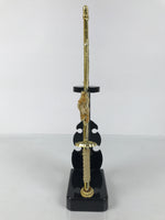 Japanese Sword Bow Arrow Hamayumi Display Stand Vtg Boys Day New Year ID651