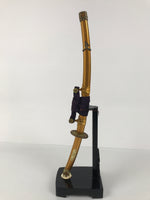 Japanese Sword Bow Arrow Hamayumi Display Stand Vtg Boys Day New Year ID652