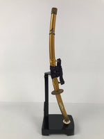 Japanese Sword Bow Arrow Hamayumi Display Stand Vtg Boys Day New Year ID652