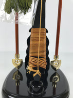 Japanese Sword Bow Arrow Hamayumi Display Stand Vtg Boys Day New Year ID653