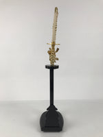 Japanese Sword Bow Arrow Hamayumi Display Stand Vtg Boys Day New Year ID653