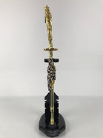 Japanese Sword Bow Arrow Hamayumi Display Stand Vtg Boys Day New Year ID655