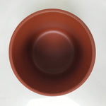 Japanese Tokoname Ware Ceramic Teacup Vtg Pottery Yunomi Brown Bamboo TC538