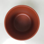 Japanese Tokoname Ware Ceramic Teacup Vtg Pottery Yunomi Brown Bamboo TC541