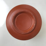 Japanese Tokoname Ware Ceramic Teacup Vtg Pottery Yunomi Brown Bamboo TC543