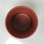 Japanese Tokoname Ware Ceramic Teacup Vtg Pottery Yunomi Brown Bamboo TC544