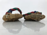 Japanese Traditional Footwear Warazori Rice Straw Sandals Vtg Woven Waraji JK870