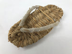 Japanese Traditional Footwear Warazori Rice Straw Sandals Vtg Woven Waraji JK921