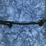 Japanese Traditional Handmade Washi Paper Display Art Vtg Rope Knot Blue FL291