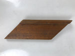 Japanese Wood Angle Ruler Vtg Square Woodworking Carpentry Tool 45degrees T302