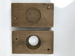 Japanese Wood Carved Kashigata Cake Mold Vtg Sweet Wagashi Apple Ringo Kg786