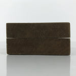 Japanese Wood Carved Kashigata Cake Mold Vtg Sweet Wagashi Rounded Square Kg802