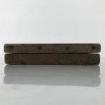 Japanese Wood Carved Kashigata Cake Mold Vtg Sweet Wagashi Tai Madai Fish Kg808