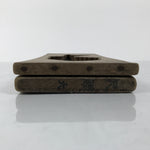 Japanese Wood Carved Kashigata Cake Mold Vtg Sweet Wagashi Tai Madai Fish Kg809