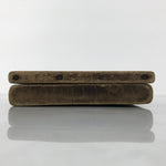 Japanese Wood Carved Kashigata Cake Mold Vtg Sweet Wagashi Tai Madai Fish Kg812