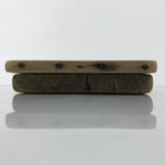 Japanese Wood Carved Kashigata Cake Mold Vtg Sweet Wagashi Tai Madai Fish Kg816